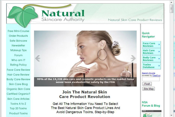 Natural Skincare Authority by Adam Waters